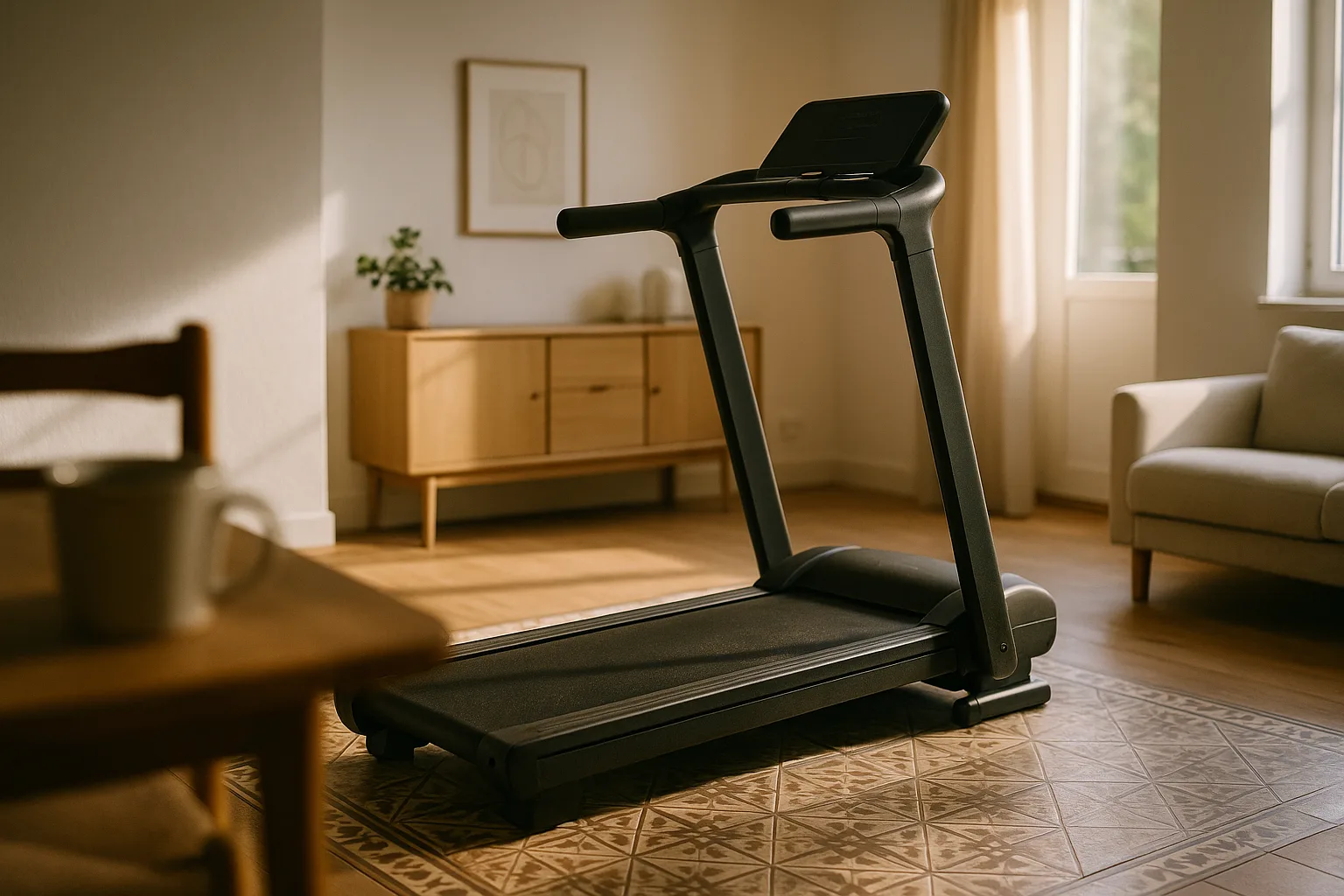 Comment sélectionner un tapis de course pour un usage mixte ? — Considérations sur l'espace et le rangement