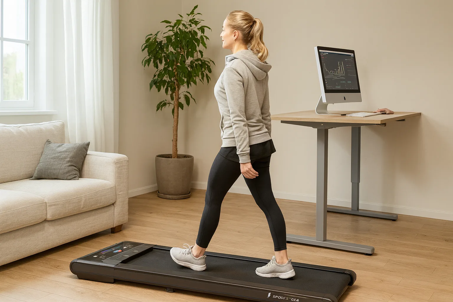 Sportstech Swalk Walking Pad — Application et Connectivité : Une Technologie Intégrée pour un Entraînement Connecté